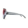 thumbnail image 4 of Womens Extra Oversized Round Designer Fashion Exposed Lens Butterfly Sunglasses Slate Pink Blue, 4 of 4