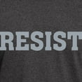 thumbnail image 3 of CafePress - Resist Typography In Grey T Shirt - Men's Classic Graphic Cotton T-Shirt, 3 of 4