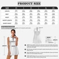 thumbnail image 7 of Garronmavis Women's 2 Piece Golf Dress Size XL Inner Shorts Tennis Dresses Quarter Zip Athletic Workout Dresses Athletic Outfits Womens Animal Golf Dress, Bee Floral, 7 of 7