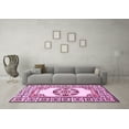 thumbnail image 3 of Ahgly Company Indoor Rectangle Oriental Pink Modern Area Rugs, 2' x 4', 3 of 4