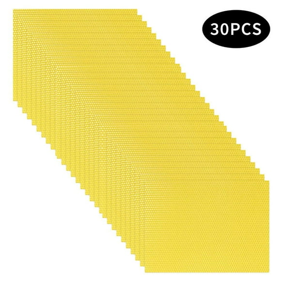 Bee Specific Beeswax Sheet, Honeycomb Wax Sheet, Nest Base Sheet, Brightly Colored Natural Beekeeping Base Beeswax Sheet