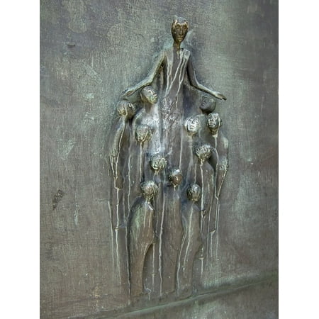 - Laminated Poster Bronze Door Relief Art Cologne Antonitenkirche Poster Print 11 x 17