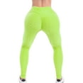 thumbnail image 3 of MixMatchy Women's High Waist Textured Butt Lifting Slimming Workout Leggings Tights, 3 of 3