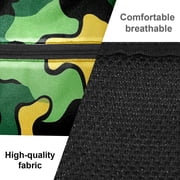 Pickleball Bag with Padded Back, Camouflage Yellow Multi-Compartment Paddle Backpack, Lightweight Nylon Sports Bag for Men & Women