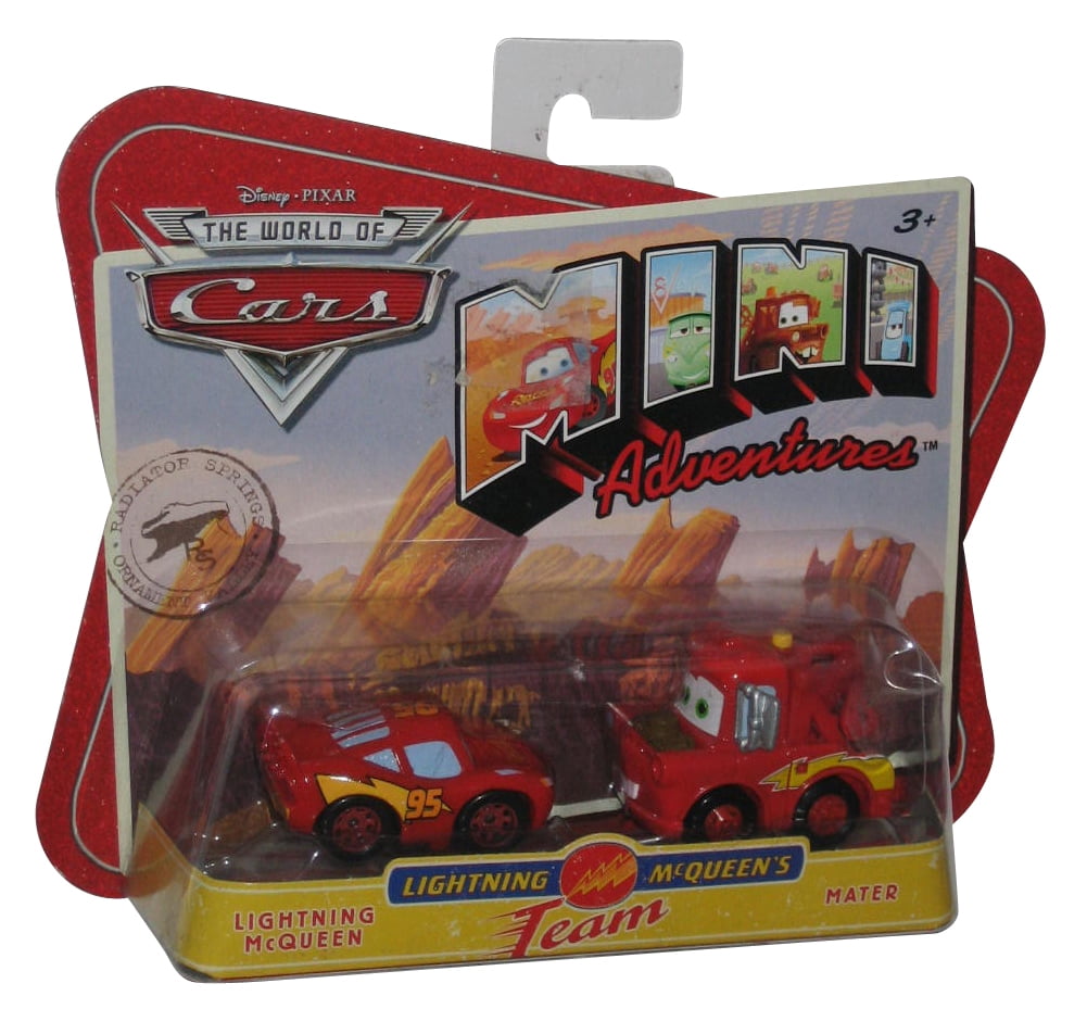 Disney Cars Mini Adventures Lightning McQueen Mater Red