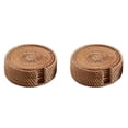 thumbnail image 1 of Juego de 12 posavasos para bebidas, accesorios de té, manteles individuales redondos, tapete para platos, tapete para tazas de tejido de ratán, almohadilla de 8 cm, 1 of 7