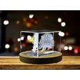 thumbnail image 3 of Porcupine Enigma | 3D Engraved Crystal Keepsake, 3 of 6