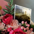 thumbnail image 3 of 3drose, Easter Cross on the Hill with the Suns Rays Shining down Digital Composition, 6 Greeting Cards with Envelopes, 3 of 7