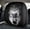C, variant on 2pcs Universal Elastic Car Headrest Cover Set Scary Halloween Print for SUV Truck Interior Decor Protection