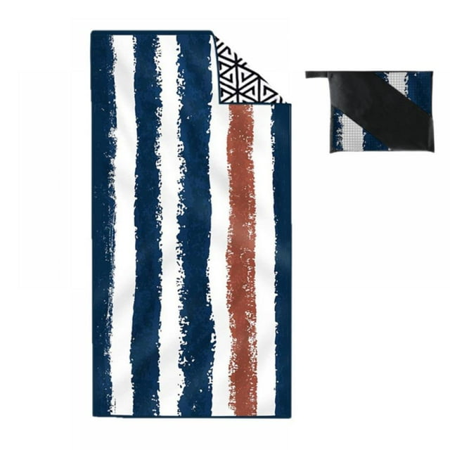 Microfiber Beach Towel Quick Dry Pool Travel Towels - Lightweight Compact Beach Accessories - Large Sand Free Micro Fiber Beach Towels
