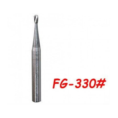 Kerr Midwest Type FG #330 Pear shaped Carbide Bur, clinic pack of 100 burs ( 00400073