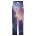 thumbnail image 5 of Neon Summer Sky Winter Female Pants Flannel High Waist Women Pants Lady Warm Straight Leg Plush Trousers, 5 of 7
