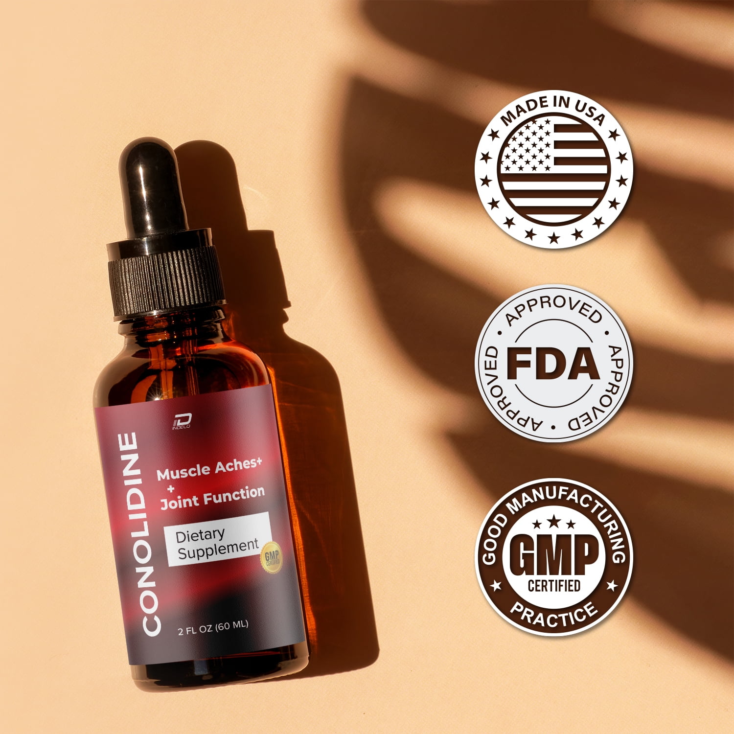 Conolidine- Support for Blood Health and Muscle Comfort - 3 Bottles
