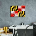 thumbnail image 6 of Epic Graffiti 'Maryland' by Artpoptart, Canvas Wall Art, 16"x12", 6 of 8