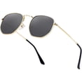 thumbnail image 1 of Gafas de sol polarizadas hexagonales Hipster para hombre, 1 of 4