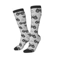 thumbnail image 2 of Balery Gray Tractor Fun Novelty Socks Men'S Women'S Crew Socks Funny Crazy Novelty Socks Quirky And Cool Socks, 2 of 9