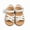 White, variant on Ticikt Girls Glitter PU Sandals Flower Weaving Design Soft Sole for Summer Casual,White
