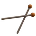 thumbnail image 1 of kusrkot 2 Pcs Bâtons de Glockenspiel Maillet en Caoutchouc pour Batteurs Praticiens Orange, 1 of 6