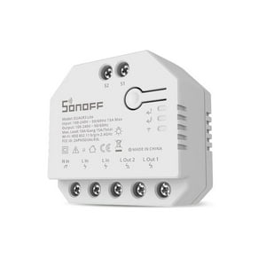 Interruptor Wifi Sonoff Dualr3 Lite De Dos Canales Y Control De Motor