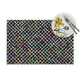 thumbnail image 4 of XMXY Woven Placemats Set of 4 PCS, Geometric Colorful Pattern Table Mats Washable Heat Resistant Placemats, 4 of 6