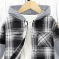 thumbnail image 5 of Boys Flannel Shirts Size 14-16 Fall Outfits Size 3 Boys Clothes 2Pcs Baby Boys Hoodie Tops Pants Set Sweatsuit Fall Winter Outfits Toddler Boy Clothes 3T, 5 of 6
