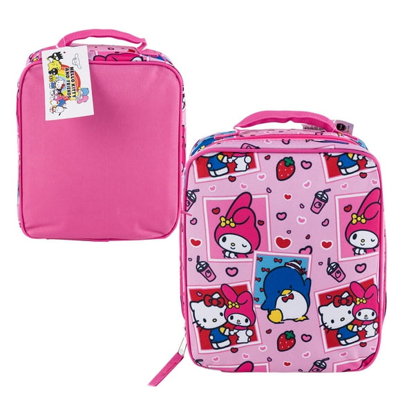 Hello Kitty And Friends Rectangular Lunch Bag - 9.5" - My Melody - TuxedoSam - Pink