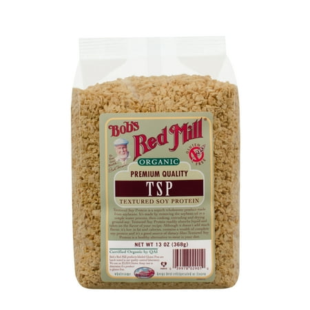 Bob's Red Mill Organic Textured Soy Protein, 9g Protein, 13.0 Oz