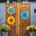 thumbnail image 4 of Home Wall Hanging Wrought Iron Flower Home Wall Decoration Sun Flower Decoration, 4 of 9