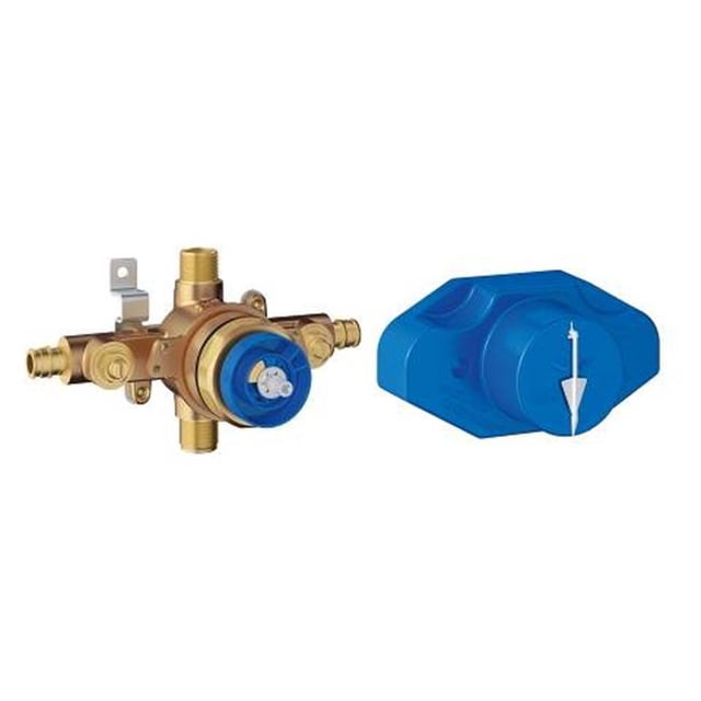 Grohe 35064001 Universal Pressure Balance Shower Rough-In Valve, Chrome