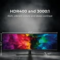 thumbnail image 5 of Deco Gear 49" Curved Ultrawide Monitor, 144Hz, HDR400, USB-C 65W, KVM, HDMI/DP, PBP/PIP, 5 of 9