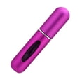 thumbnail image 3 of 2 mini atomizadores de perfume recargables de 5 ml para hombres y mujeres, botellas de spray de perfume portátiles de viaje para fiestas, 2 unidades de color rosa y rojo., 3 of 12