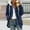 ZB-Navy, variant on Jsaierl Sherpa Jacket Women Plus Size Fuzzy Fleece Jackets Long Teddy Bear Coat Light Casual Fall Outerwear with Faux Fur Hood