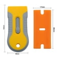 thumbnail image 3 of Scraper Plastic Razor Blade Paint Glue Adhesive Scraper with 10pcs Blades, 3 of 5