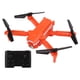 thumbnail image 3 of Mini dron XT8 para fotografía aérea, RC FPV, 4K, cámara dual, multicolor, luz, avión, juguetes, naranja, tres baterías, 3 of 14