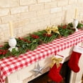 thumbnail image 5 of 9FT Real Touch Christmas Garland with Pine Cones and Berries, Artificial Norfolk Pine Greenery Garland for Mantle, Fireplace, Stairs, Indoor & Outdoor Holiday Decor, 5 of 7