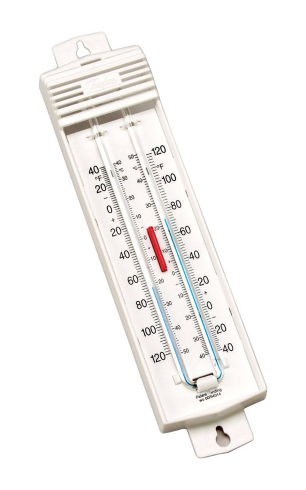 White ClimeMET CM3086 Electronic Digital Min/Max Roofed Plastic Thermometer Perfect for both Indoors and Outdoors Perfect gift for any Weather Enthusiast.