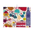 thumbnail image 1 of Fotbe London Symbols Alfombrilla de Secado para Cocina con Estampado, 18x24 Pulgadas, 1 of 7