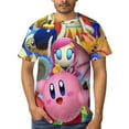 thumbnail image 5 of Kirby Star Allies Unisex Short Sleeve T Shirt Daily Novelty 3D Printed T-Shirts Soft Comfortable Tee Shirt Top For Men And Women, 5 of 7