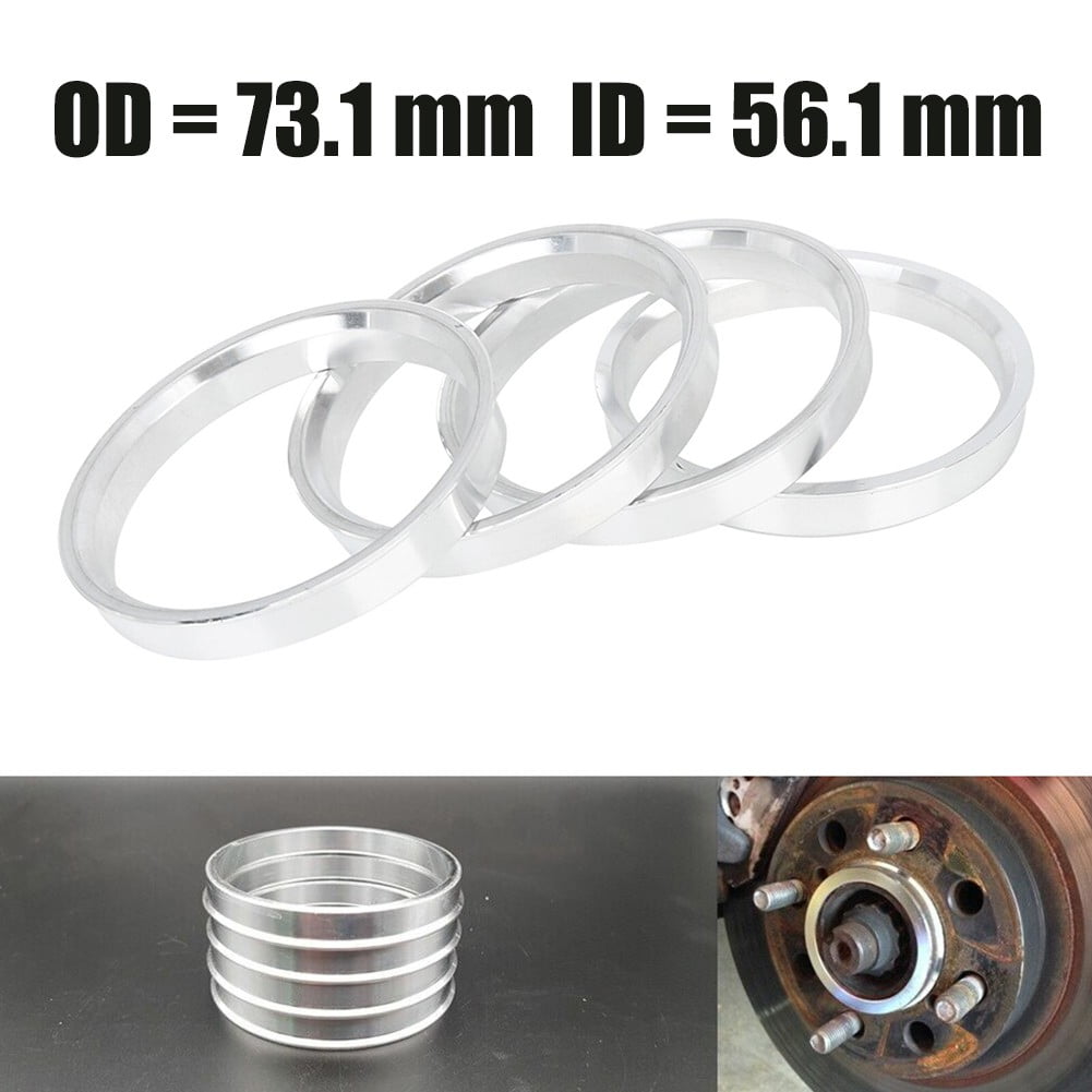 GoldenSunny Hub Centric Rings 73.1mm To 60.1mm – Aluminum Wheel Spacers/Adapters, Pack Of 4, Fits Toyota, Scion – Reduces Vibration - View #10