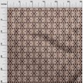 thumbnail image 3 of oneOone Cotton Cambric Rose Brown Fabric Geometric Diy Clothing Quilting Fabric Print Fabric By Yard 42 Inch Wide, 3 of 5