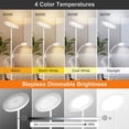 thumbnail image 3 of Lámpara de pie OUTON LED 27W/2400LM Torchiere y 7W/400LM Reading, 3 of 7