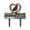 O #45, variant on StlyGar Graves Cemetery Decorations,Cardinals Memorial Grave Markers for Cemetery Memorial Stakes Metal Grave Decorations,Outdoor Outside Yard Garden P
