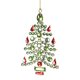 thumbnail image 2 of Colgante Navideño de Acrílico onlyliua con Esquejes Rojos y Piedras Preciosas Verdes, 2 of 7
