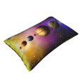 thumbnail image 2 of Fotbe Planets And Stars Pillow Cases - Envelope Closure - Luxury, Extra Soft, Cooling Pillow Covers - Wrinkle, Fade, Stain Resistant-20"x30", 2 of 8