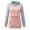 Pink, variant on Gyujnb Drawstring Hooded Maternity Nursing Sweatshirt Raglan Color Block Soft Stretch Knit Long Sleeve Dual Layer Lift Up Feeding Front Kangaroo Pocket Longline Loose Hem Top,L