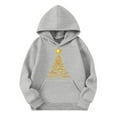 thumbnail image 2 of Christmas Hoodies for Kids Christmas Hoodie for Kid Girls Christmas Hoodies for Boys Long Sleeved Christmas Printed Round Neck Children's Hooded Sweatshirt for Boys and Girls Hoodies, 2 of 3