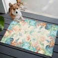 thumbnail image 3 of Area Rug 2 x 3 Ft, Beach Coastal Indoor Accent Bathroom Rugs for Kitchen/Laundry Room, Summer Coral Starfish Nautical Ocean Vintage Washable Non-Slip Runner Floor Mat for Entryway, Living Room, 3 of 8