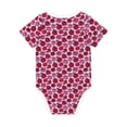 thumbnail image 2 of Daiia Rose Flowers Printed Unisex-Baby Short Sleeve Onesies Bodysuits Baby Climbing Clothes Soft and Comfortable Romper with Expandable Shoulder Design-12 Months, 2 of 8