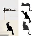 thumbnail image 2 of POINTERTECK Door Frame Decoration Halloween Exquisite Cat Shape Acrylic Door Frame Ornament for Home Festival Decor, 2 of 6