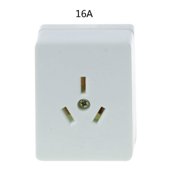 Necvior 86 Type AC250V 10A/16A High Power Electrical Wall Socket 3 Pin Plug Wall Outlet Plate Panel White For Air Conditioning